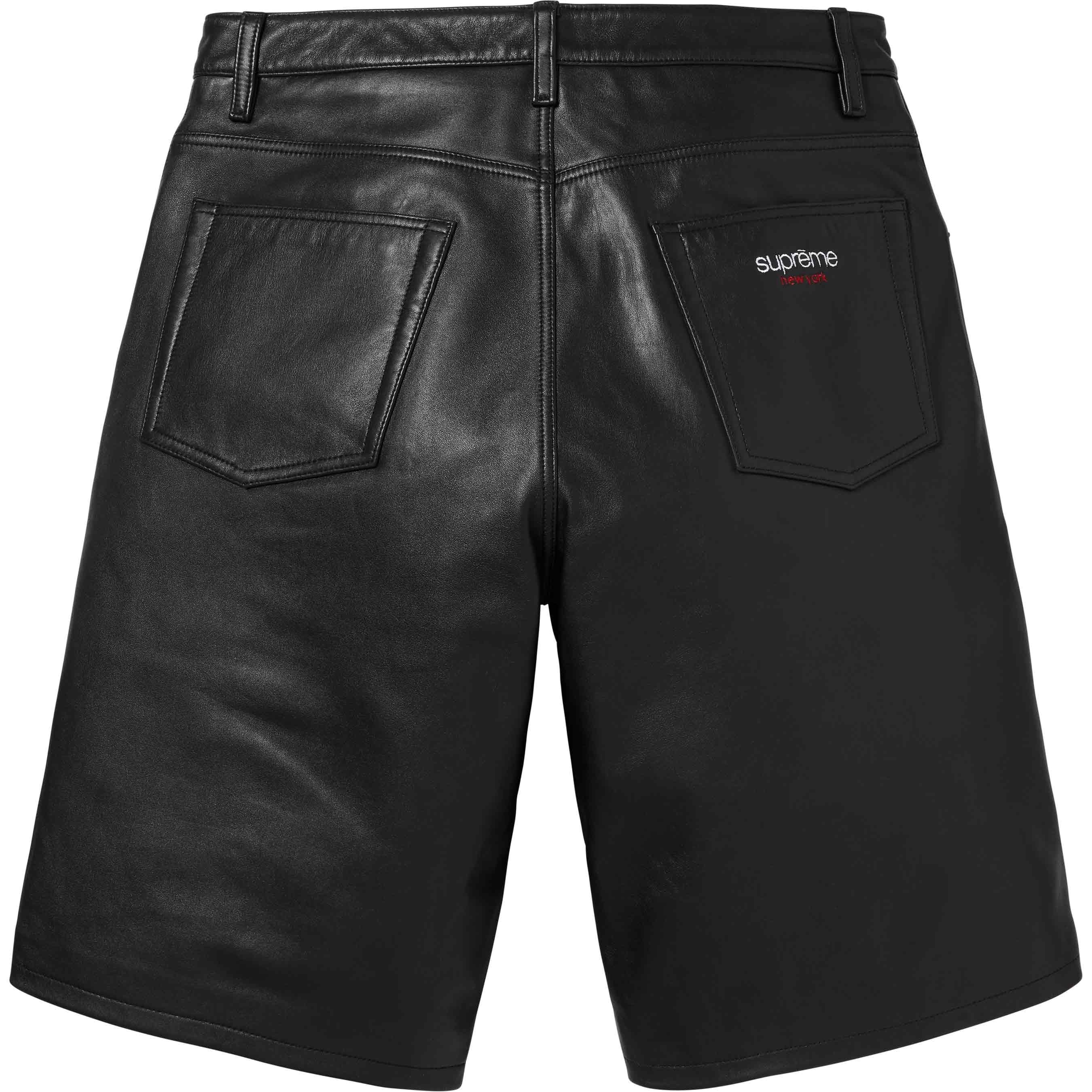 Baggy Leather Short view 4